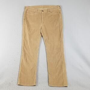 Levis 514 Pants Mens 40x32 Tan Corduroy Straight Leg Comfort Stretch Casual